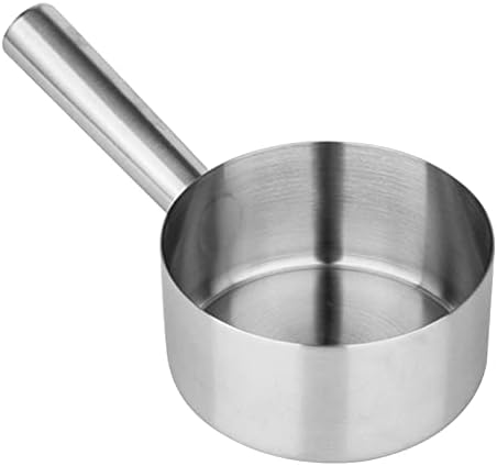 Stainless Steel Water Scoop with Long Handle for Kitchen and Bathroom Use