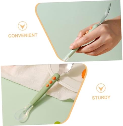 Double Ended Silicone Feeding Spoon for Baby Food and Puree