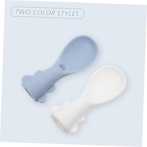 CHILDWEET 4pcs Silicone Spoon Attachment Set for Pouches