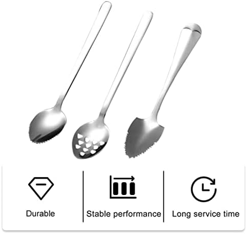 3pc mud scraping spoon grapefruit curved drink spoons infant kitchen supply