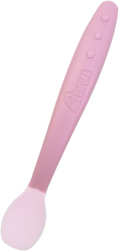 Perfect silicone feeding spoon for babies