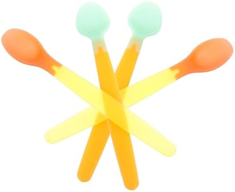 auctionsafe Silicone Baby Spoons for Toddlers