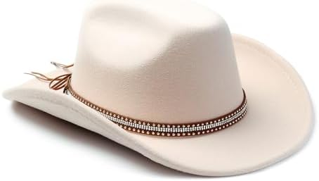 LolliWeaver Western Cowboy Hat MenWomen