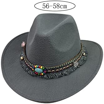 Distinct Mens Fashionable Wide-Brim Felt Hat Custom-Fit