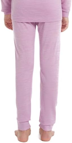 Kids Unisex Merino Wool Thermal Base Layer Pants Lightweight and Comfortable
