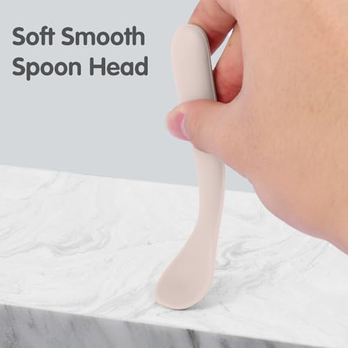 Perfect 6 Pack Silicone Baby Spoons