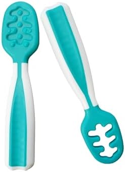 Generic Baby Spoons TealWhite 38-inch