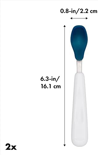 OXO Tot Feeding Spoon Set Silky Smooth for Small Hands