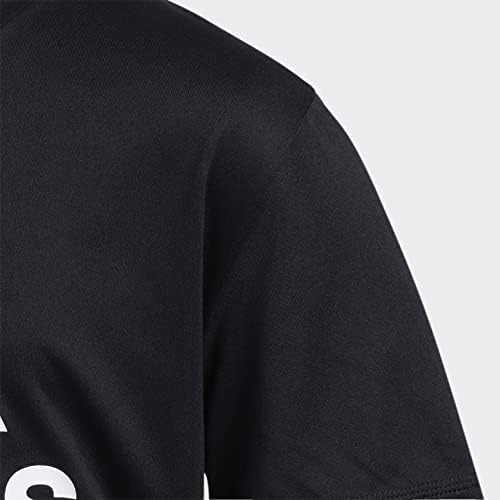 Adidas Boys Short Sleeve Aeroready Performance Logo Tee T-Shirt
