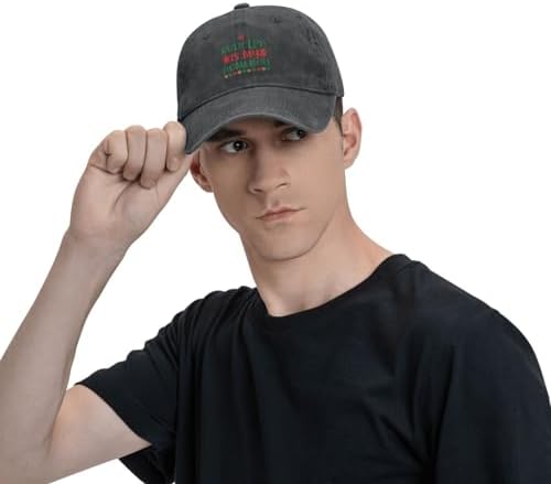 Trendy Adjustable Baseball Hat for Men Women Four-Season Outdoors Black