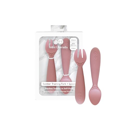 EZPZ Mini BPA-Free 12 Months Toddler Utensils