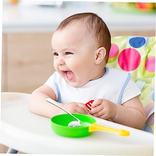 Cabilock 2Pcs Curved and Elder Eating Spoons for Easy Feeding