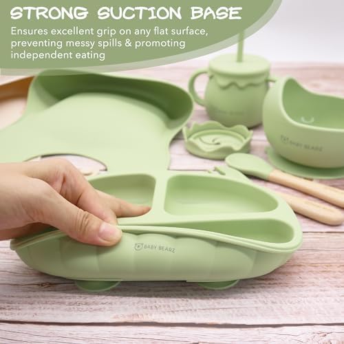 Adjustable Silicone Baby Feeding Set