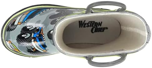 Western Chief Unisex-Child Waterproof Printed Rain Boot Chef