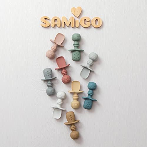 SAMiGO Silicone Baby Utensils Set