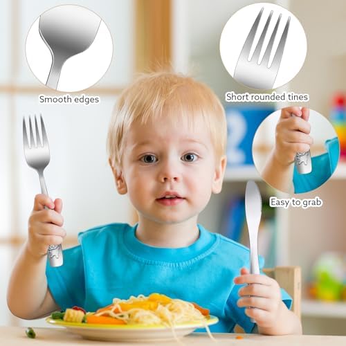 Pimoys Kids Flatware Set 9-Piece - Safe Style