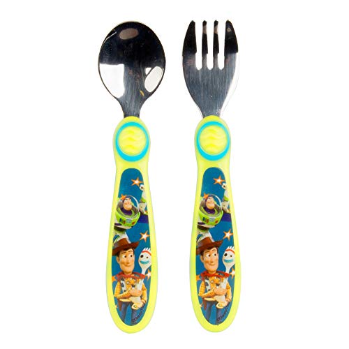 The First Years Disney Pixar Toy Story Fork Spoon Green