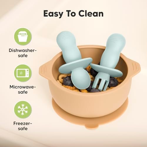 Perfect for 6-12 Month Baby BLW Self-Feeding Set