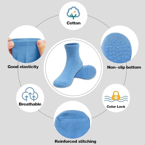 ELUTONG Toddler Socks Non-Slip Grip Perfect Gift