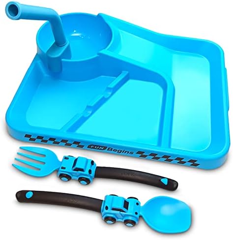 Construction Fun Toddler Plate Set Perfect for Birthdays and Stocking Stuffers