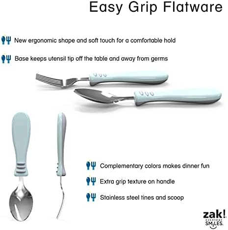 Zak Designs Bluey Kid Flatware Set - Fun for Picky Eaters