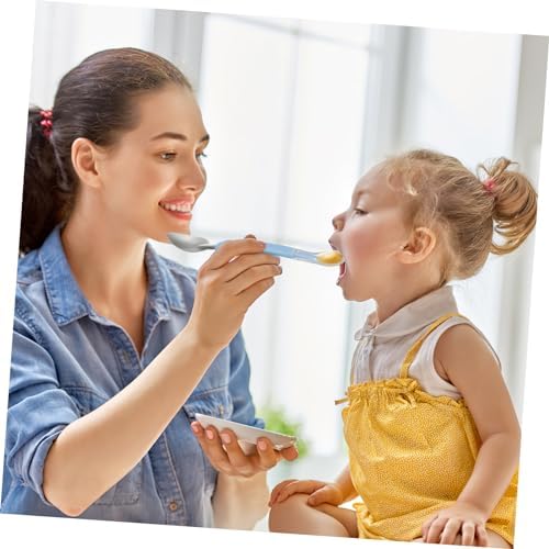 Secfou 2-Piece Scraper Feeding Tool Spoon