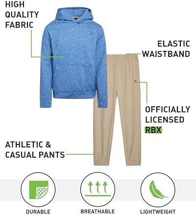 RBX Boys 2 Piece Fleece Hoodie and Jogger Pants Set