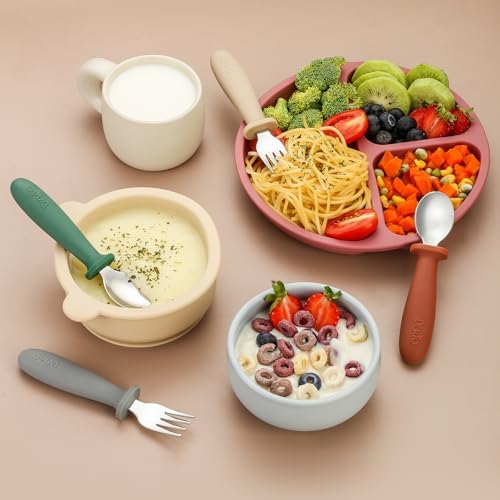 DRKIO Toddler Safe Utensils Set
