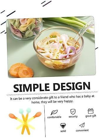auctionsafe Silicone Baby Spoons for Toddlers