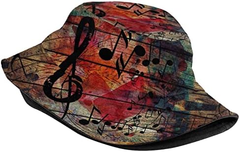 Musical Note Bucket Hat - Fun Stylish Summer Essential