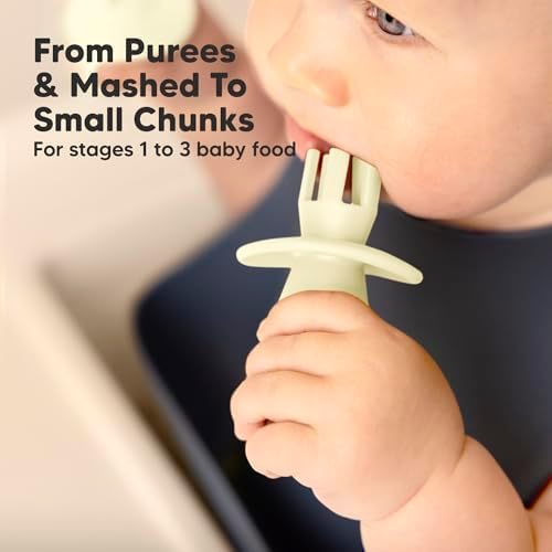 Perfect for 6-12 Month Baby BLW Self-Feeding Set