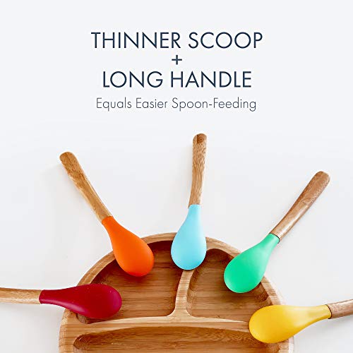 Perfect Rainbow Baby Spoon Set for Training Serving