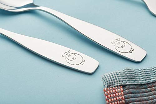 Annova Kids Flatware Set 12-Spoon Stainless Steel for Kids