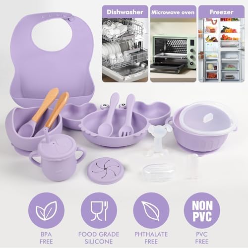 Perfect Silicone Baby Feeding Set 15PCS
