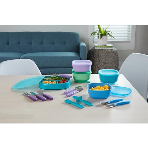 NUK Kiddy Cutlery 3-Piece Set Durable stainless steelforks BPA latex-free