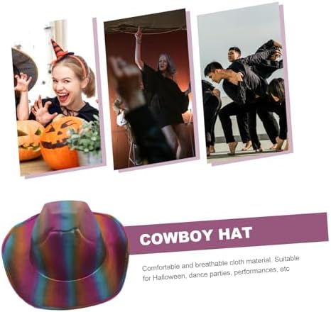 Sparkling Cowboy Hat LED Lighting Reusable and Durable