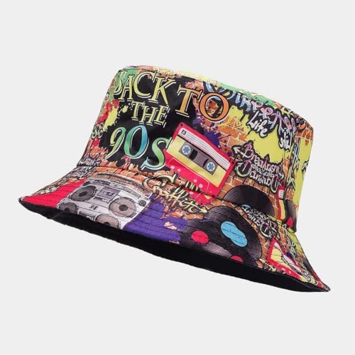 Back to the 90s Unique Bucket Hat for Women Men