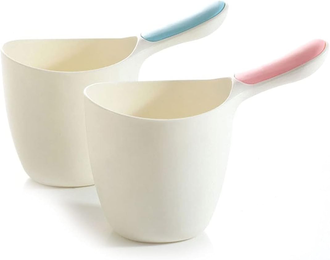 NPQPNAFC Thick Food or Bath Water Spoon 2 Pcs Set