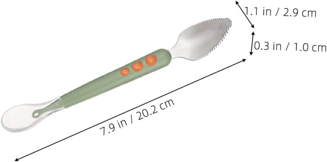 Toyvian Double-Ended Silicone Spoons Safe for Homemade Puree