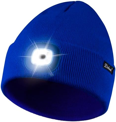 Etsfmoa Unisex LED Light Beanie Cap