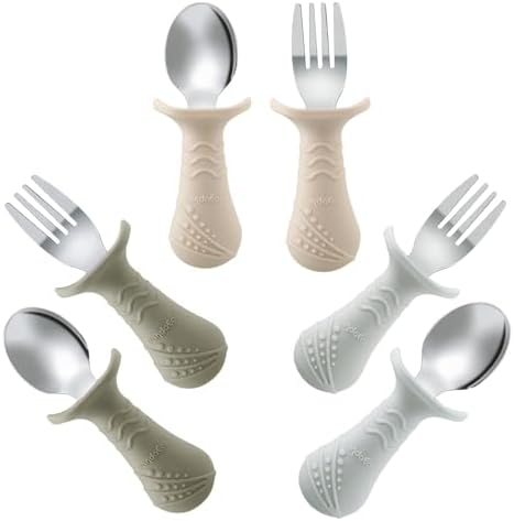 Panda Ear Anti-Choke Toddler Flatware Set