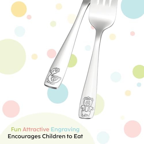 Kids Stainless Steel Set Perfect for Meals