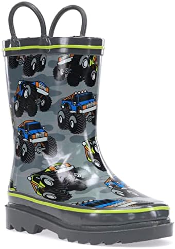Western Chief Unisex-Child Waterproof Printed Rain Boot Chef