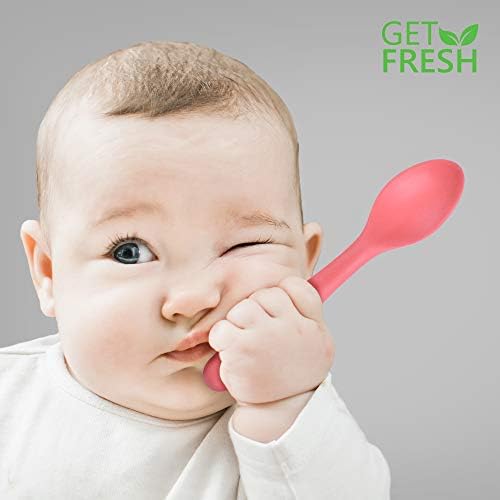 Reusable Bamboo Kids Spoons Set Eco-Friendly Baby Hands for Everyday Meals