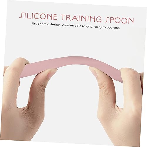 Toyandona 1-Piece Silicone Training Spoon for Infants