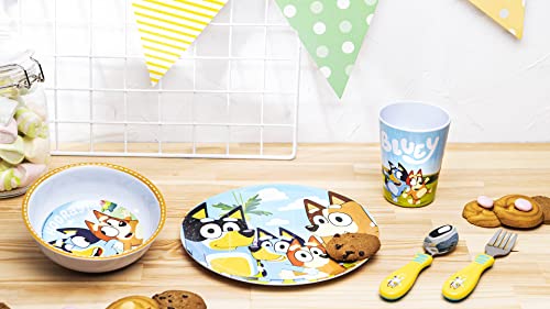 5-Piece Zak Dinnerware Set Bluey