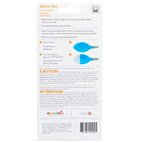 Munchkin Cincerery Safety Baby Spoons 4-Pack