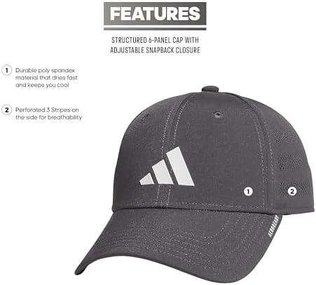 Adidas Unisex-Child Gameday Snapback Adjustable Fit Cap