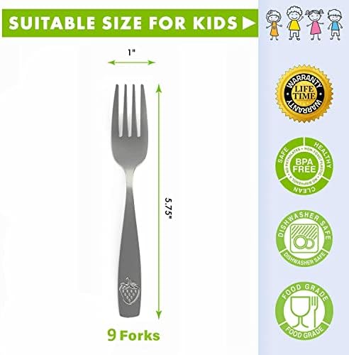 9-Piece Kids Flatware Set