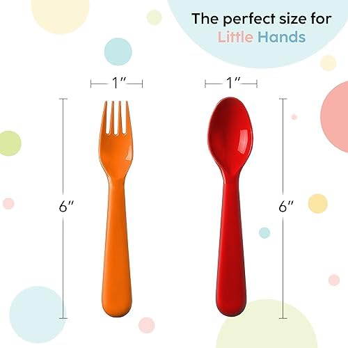 Fun Safe Toddler Utensils Set for Kids